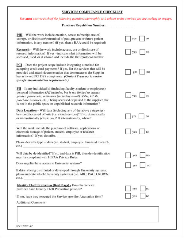 Compliance Audit Checklist Excel paseeagents
